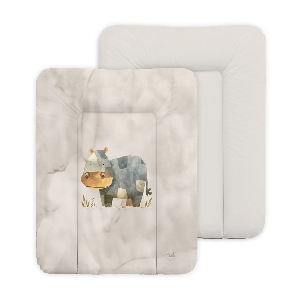 CEBA BABY Podložka prebaľovacia mäkká (50x70) Basic Cosy Hippo